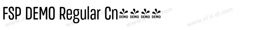 FSP DEMO Regular Cn字体转换
